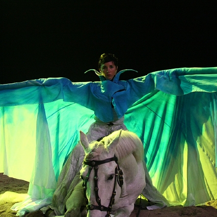 Virginie Fortier artiste de spectacle équestre