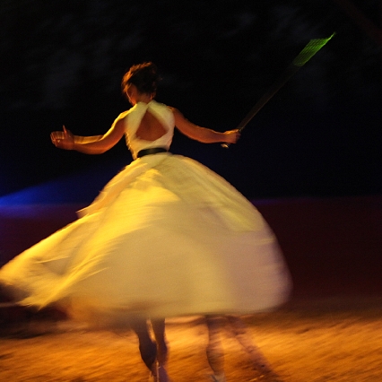 Virginie Fortier artiste de spectacle équestre